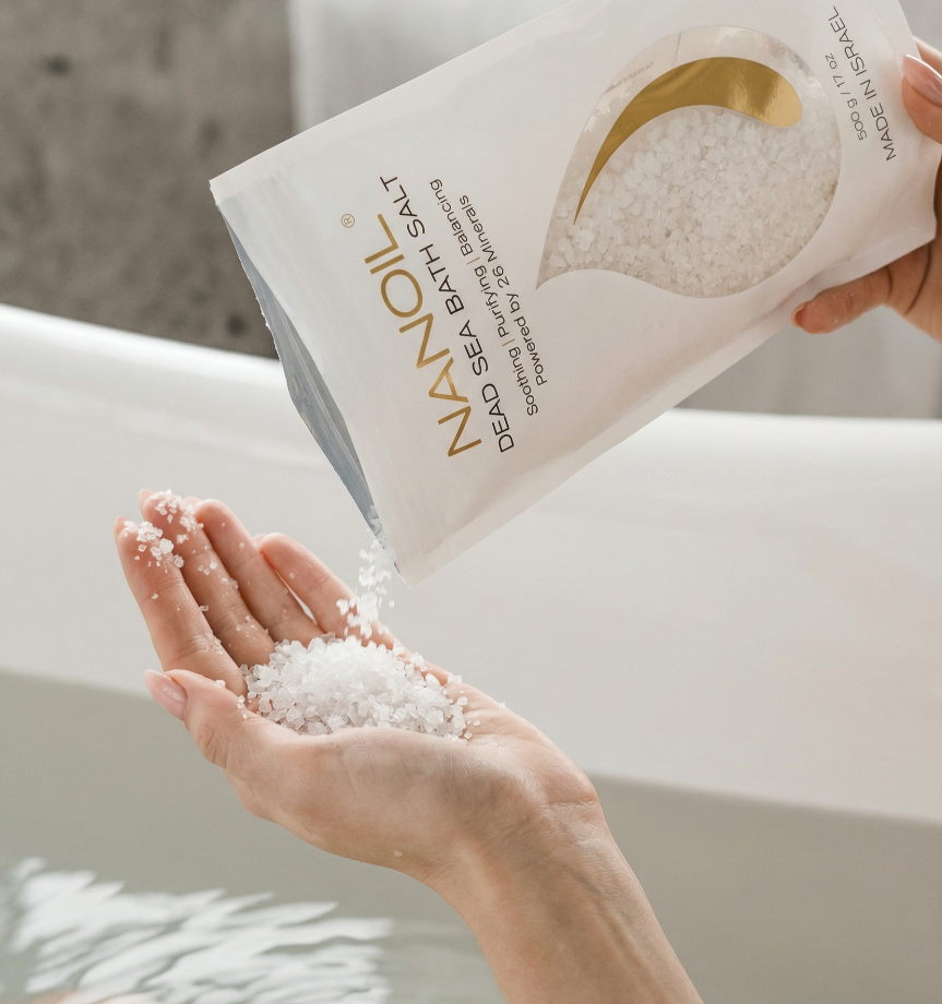 sól z morza martwego do kąpieli nanoil